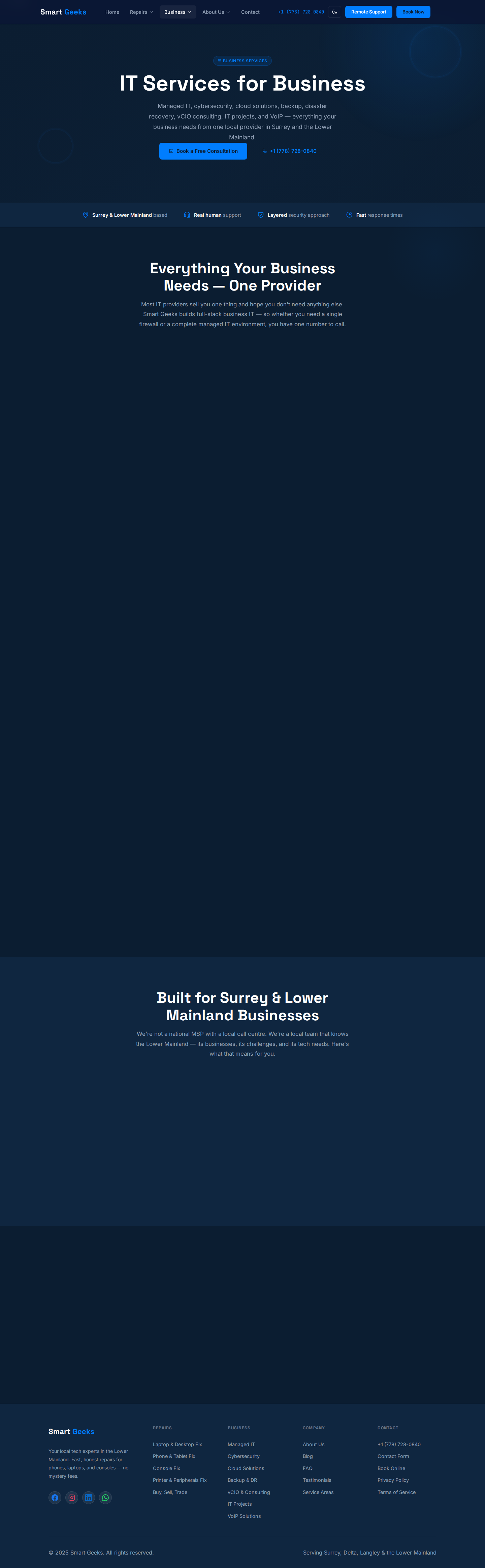 Business IT page